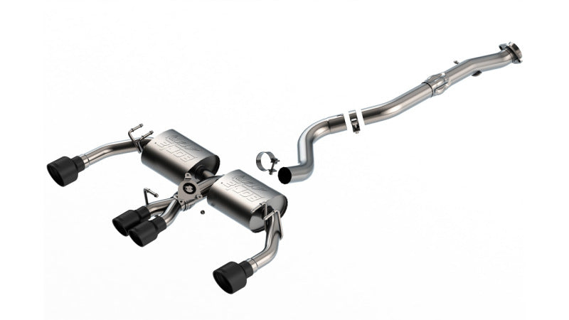 Borla ATAK Cat-Back Exhaust System with Black Tips for 2023–2024 Toyota GR Corolla