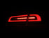 AlphaRex 12-21 Tesla Model S LUXX-Series LED Tail Lights - Black/Red