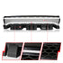 ANZO 15-23 Dodge Charger Black LED Grille w/ Initiation & Running Light/DRL Bar