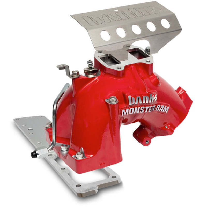 Banks Power Monster-Ram Intake System 2007.5-2012 Ram 6.7L w/Fuel Line & Heater System Red 42797-PC