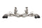 Corsa 2020-2025 Corvette C8 3in Valved Cat-Back 4.5in Blk Quad Tips - Fits Factory NPP Exhaust