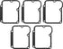 Twin Power 99-06 BT EXC 99 FLHT 06 Dyna Transmission Top Cover Gasket Replaces H-D 34904-86C 5 Pk