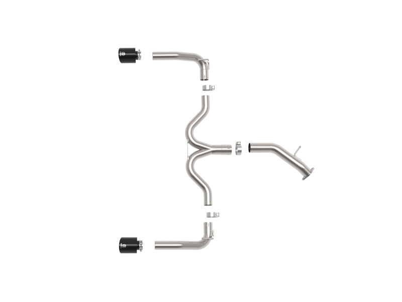 aFe Power Axle-Back Exhaust System with Black Tips for 2020-2021 Kia Forte GT 1.6L