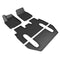 3D MAXpider 2022 Tesla Model X Kagu Floorliners R1 R2 R3 - Black