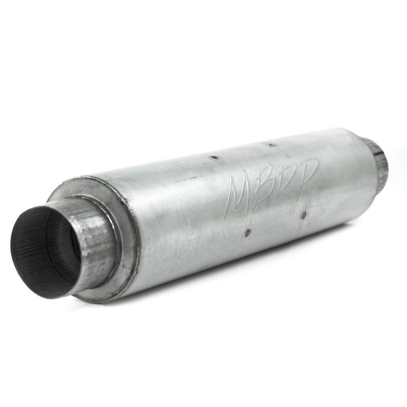 MBRP Universal Quiet Tone Muffler 4" Inlet/Outlet 24" Body 6" Dia 30", AL, M1004A