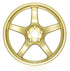 Gram Lights 57CR 18x9.5 +38 5x114.3 E8 Gold Wheel (Min Order Qty 20)