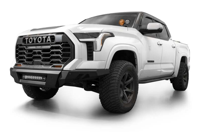 Addictive Desert Designs Black Label Steel Front Bumper for 22-25 Toyota Tundra - F760305080103