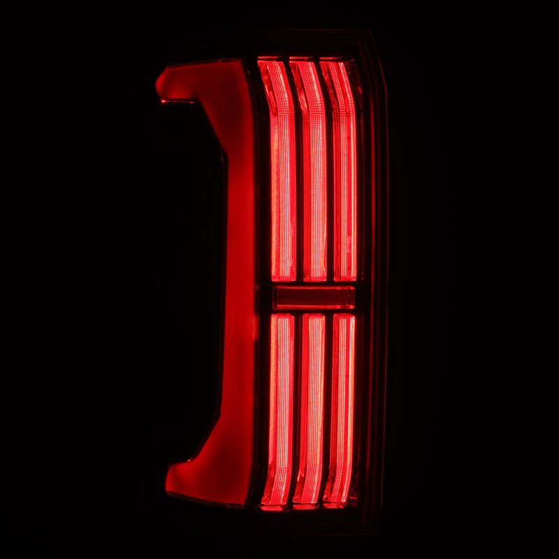 AlphaRex Nova-Series Prismatic LED Tail Lights - Black for 24-25 Toyota Tacoma - 679020