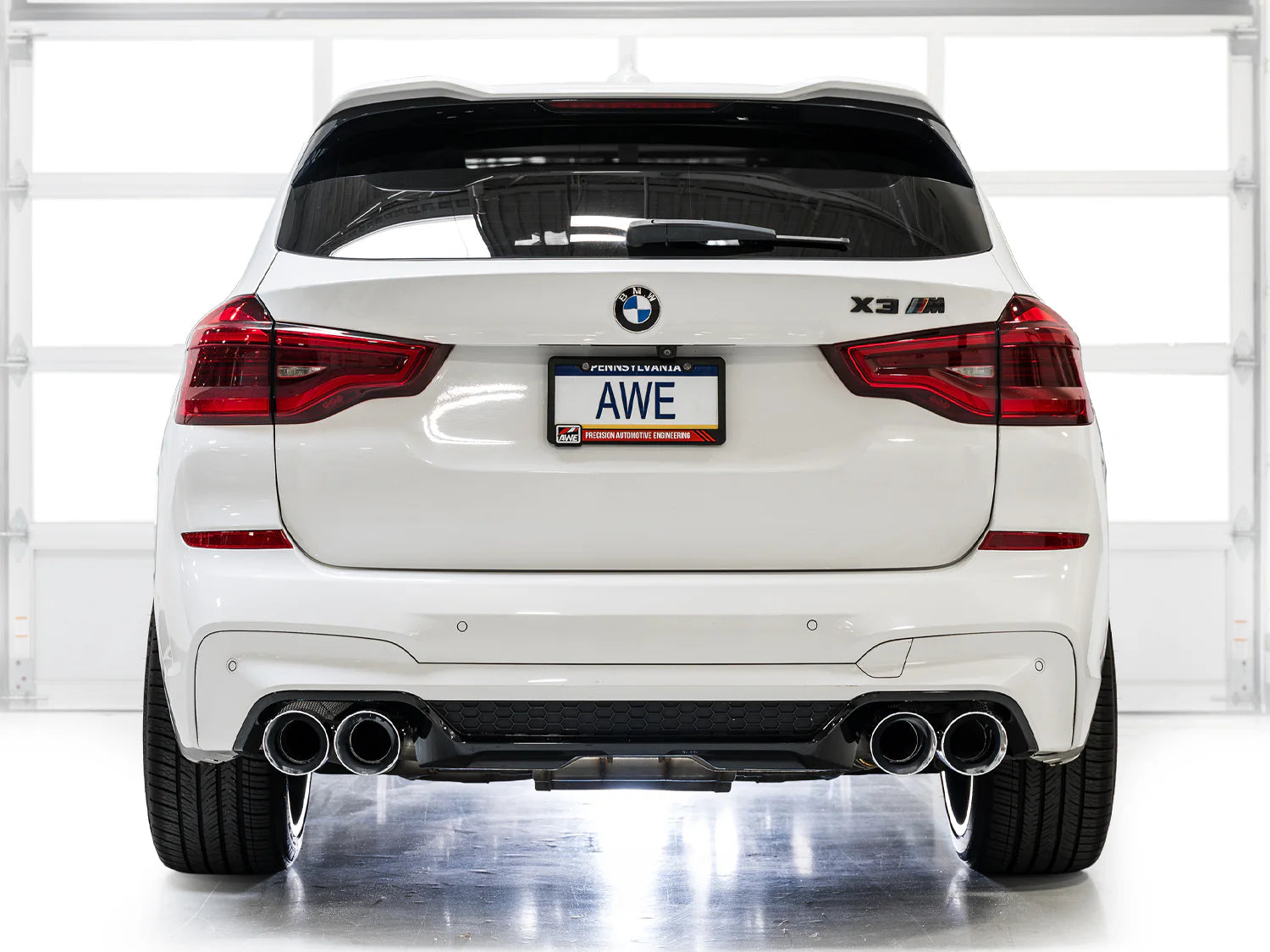 AWE Tuning SwitchPath Exhaust for 20-25 BMW X3 M / X4 M - Chrome Silver Tips