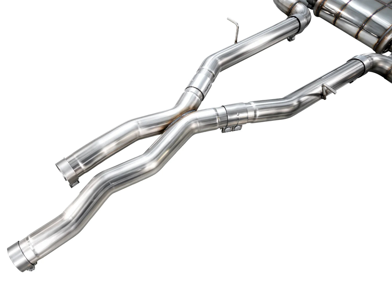 AWE Tuning SwitchPath Exhaust for 20-25 BMW X3 M / X4 M - Chrome Silver Tips
