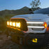 KC HiLiTES SlimLite 8in. LED Light Shield SAE Driving (Shield Only) - Selective Yellow