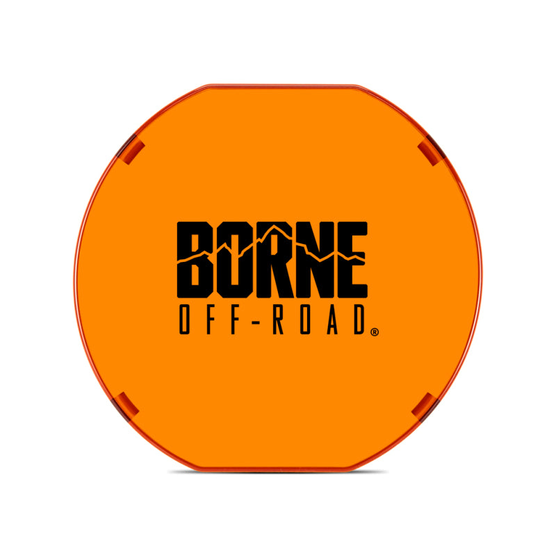 Borne Off-Road 7in Round Light Cover Amber