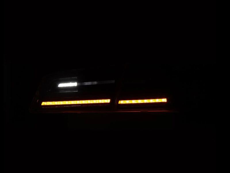 AlphaRex LUXX-Series LED Tail Lights - Black Smoke for 12-21 Tesla Model S