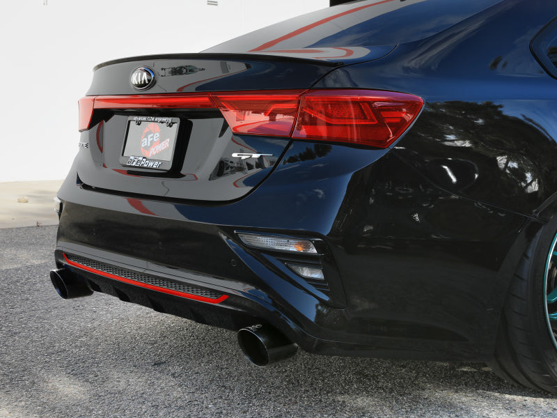 aFe Power Axle-Back Exhaust System with Black Tips for 2020-2021 Kia Forte GT 1.6L