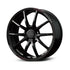 Versus VT125S 18X9.5 +38 5-114.3 Super Dark Gunmetal/MC/RAP (Red Clear)