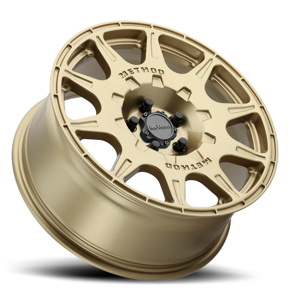 Method MR502 RALLY 17x8 +38mm Offset 5x4.5 67.1mm CB Gold Wheel