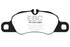 EBC 09-12 Porsche 911 (997) (Cast Iron Rotor only) 3.6 Carrera 2 Redstuff Front Brake Pads