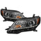 Spyder Toyota Sienna 2011-2014 Projector Headlights - DRL LED - Black PRO-YD-TSEN11-DRL-BK