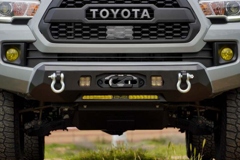 DV8 Offroad Centric Winch Bumper for 16-23 Toyota Tacoma - FBTT1-06