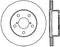 StopTech 05-07 Subaru Impreza WRX/STi Slotted & Drilled Right Rear Rotor