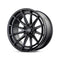 Vossen HFX-5 22x10 - 8x165.1 - ET-18 - Super Deep Face - 125.1 - Satin Black Wheel