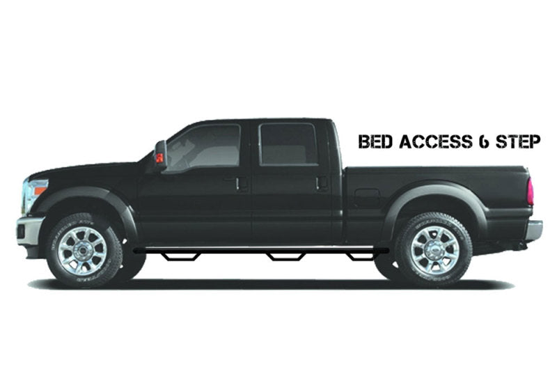 N-Fab Nerf Step 2017 Ford F-250/350 Crew Cab 8ft Bed - Tex. Black - Bed Access - SRW - 3in