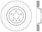 StopTech Power Slot 12 Audi A6 Quattro/11-12 A7 Quattro / 7/11-13 S4 Front Left Slotted Rotor
