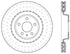 StopTech Power Slot 12 Audi A6 Quattro/11-12 A7 Quattro / 7/11-13 S4 Front Left Slotted Rotor