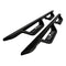 Westin 14-18 Chevy/GMC Silverado/Sierra 1500/2500/3500 Double Cab Outlaw Drop Nerf Bars Tex Black
