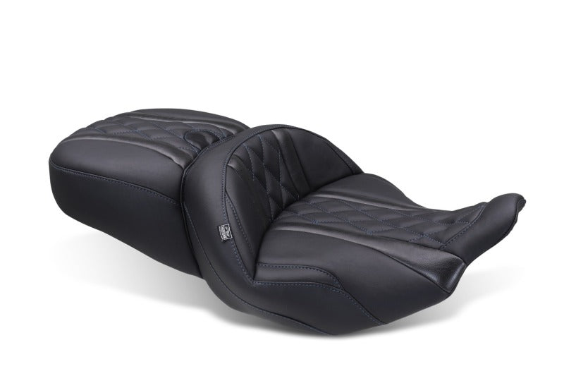 Mustang 2023-2025 Harley CVO Road Glide (ST) Super Touring Deluxe Diamond One-Piece, 2 UP Black