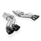 Stainless Works 22-25 Cadillac CT5-V Blackwing Axleback Exhaust - Black Chrome Tips