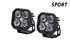 Diode Dynamics SS3 Sport WBL - White SAE Fog Standard (Pair)