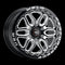 Weld Racing 17x10 Laguna 6 Bead Lock 6x135 BP 42 Offset 7.25 BS 87.1 Bore - Gloss Black MIL