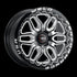 Weld Racing 17x10 Laguna 6 Bead Lock 6x135 BP 42 Offset 7.25 BS 87.1 Bore - Gloss Black MIL