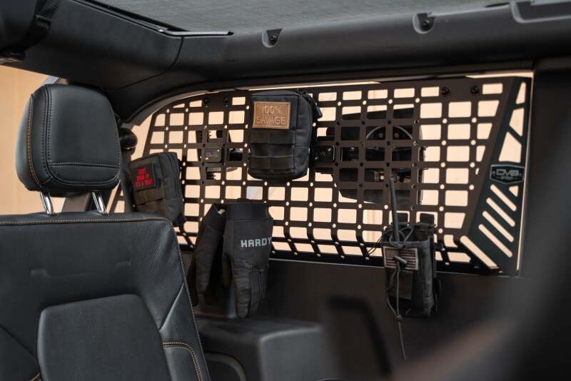 DV8 Offroad Rear Window Molle Panels for 21-24 Ford Bronco 2-Door - MPBR-12