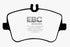 EBC 02-05 Mercedes-Benz C230 (W203) 1.8 Supercharged (European Model) Redstuff Front Brake Pads