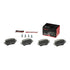 Brembo 2015 Volkswagen Passat/GTI/Golf SportWagen/Golf Alltrack/Golf Rear NAO Brake Pad