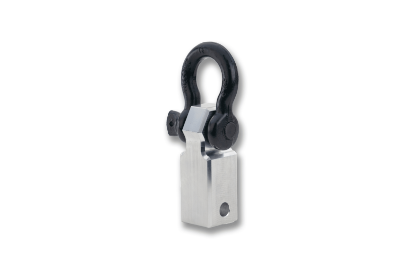 Weigh Safe Towing Recovery - Black Hard Shackle Hitch w/Aluminum Body