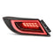 AlphaRex 22-24 Toyota GR86 LUXX LED Taillights Black Smoke