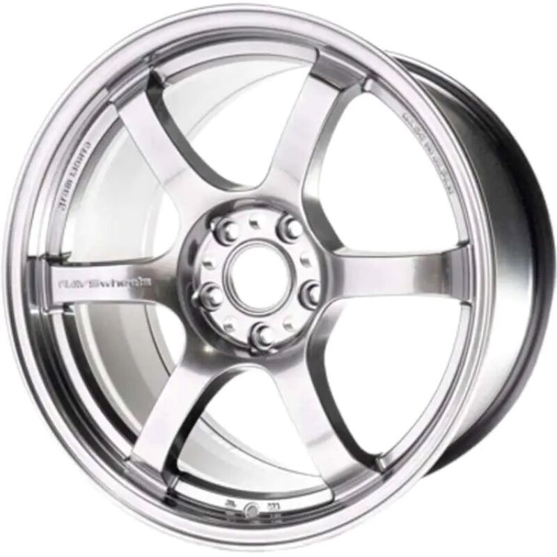 Gram Lights 57DR 17x9.0 +38 5-114.3 Grace Silver Wheel