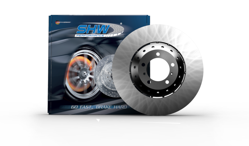 SHW 08-10 Porsche Cayenne Turbo 4.8L Right Front Smooth Lightweight Brake Rotor (958615302)