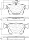 StopTech 2014 Acura TSX Sport Performance Rear Brake Pads