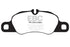 EBC 09-12 Porsche 911 (997) (Cast Iron Rotor only) 3.6 Carrera 2 Redstuff Front Brake Pads