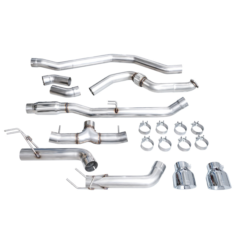 AWE Tuning Track Edition Catback Exhaust Dual Chrome Silver Tips for Honda Civic /Acura Integra 3020-32331