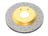 DBA 11-19 Chevrolet Silverado 2500 HD Front Drilled & Slotted Street Series Rotor w/Gold Hat