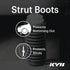 KYB Shock Absorber and Strut Boots for Vehicle Suspension - SB193