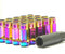 Wheel Mate Muteki SR48 Open End Locking Lug Nut Set of 4 - Black 12x1.25 48mm