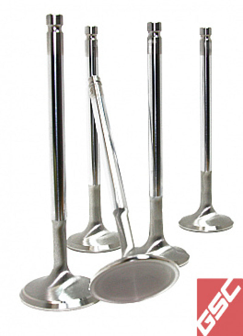 GSC P-D Subaru EJ205/EJ207/EJ257 Chrome Polished Super Alloy Exhaust Valve - 32mm Head - Set of 50