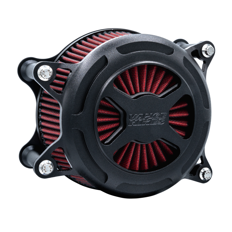 Vance and Hines 23+ HD Road/Street Glide V02 X Air Intake - Wrinkle Black