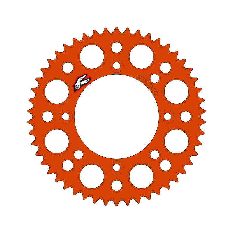 Renthal 2025 KTM 65 Rear Chain Wheel - Orange 420-47GP Teeth